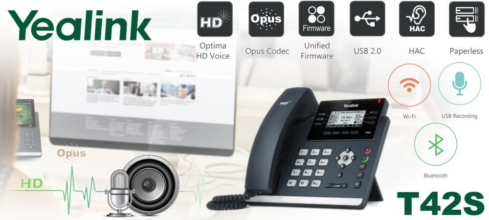 Yealink Sip T42s Ip Phone Kigali