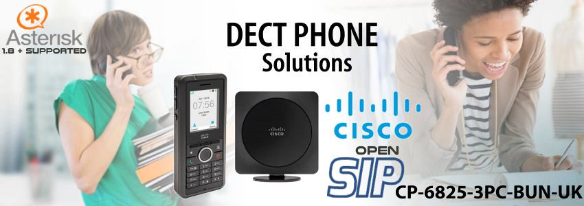 Cisco Sip Dect Phone Cp 6825 3pc Bun Uk Rwanda