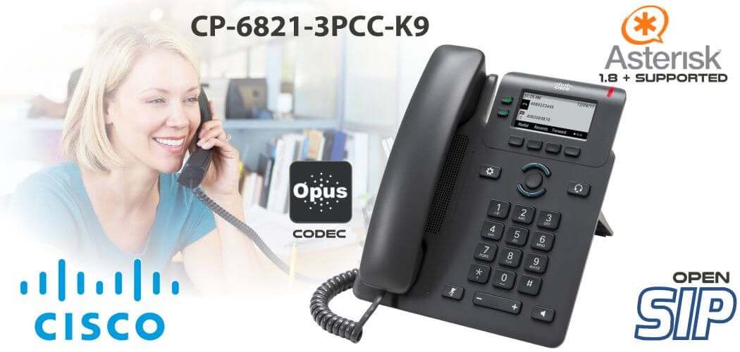 Cisco Sip Phone Cp 6821 3pcc K9 Kigali